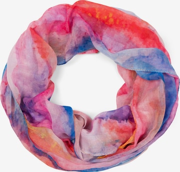 styleBREAKER Schlauchschal 'Loop Aquarell Farbverlauf' in Rot: Vorderseite