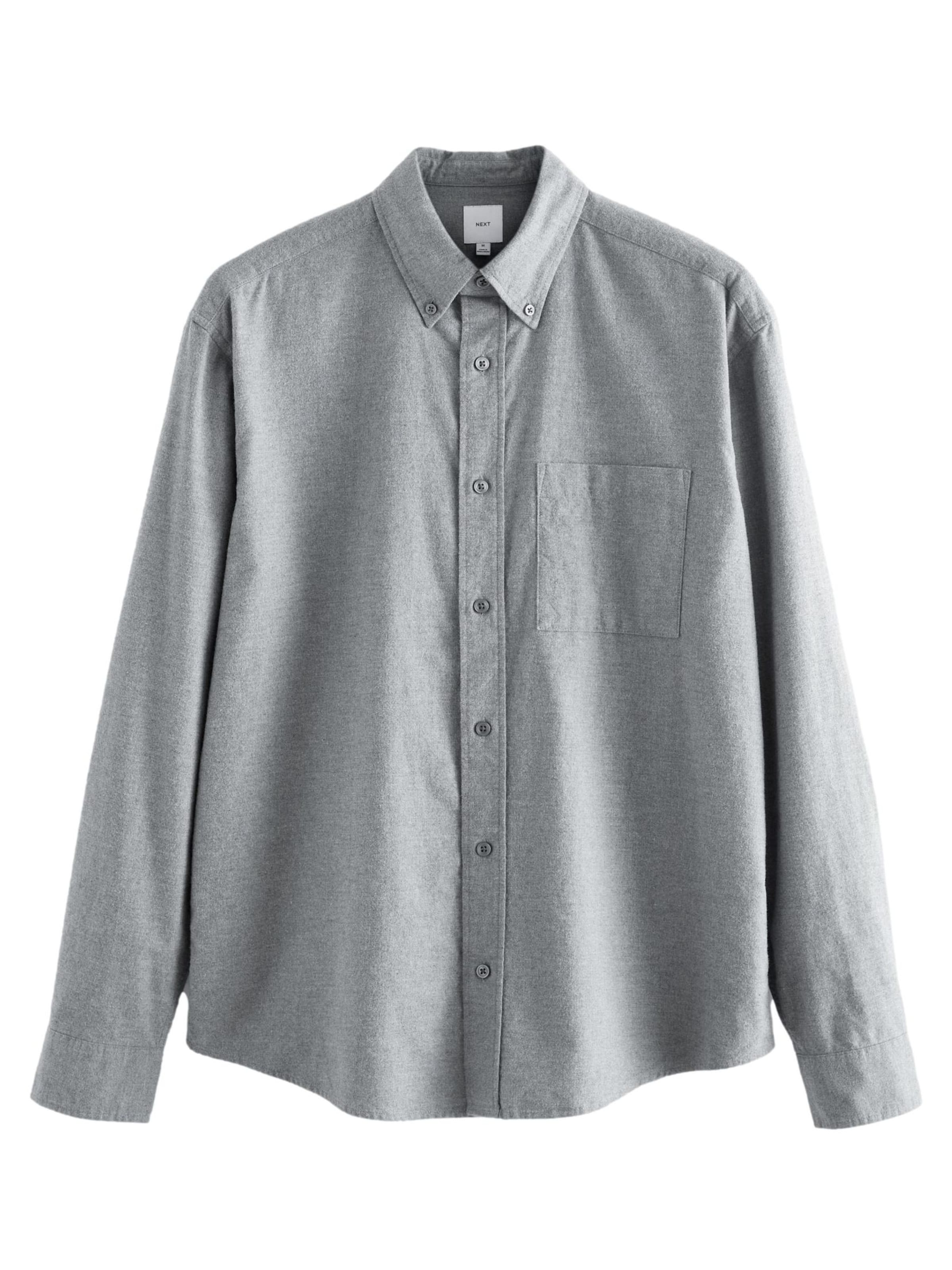 Next Overhemd in Grijs: voorkant
