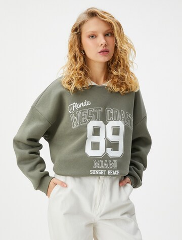 Koton Sweatshirt in Groen