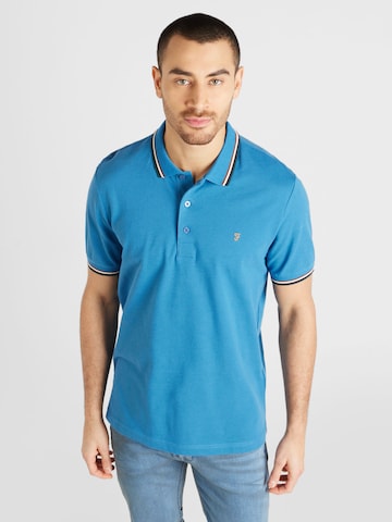 FARAH T-shirt 'ALVIN' i blå: framsida