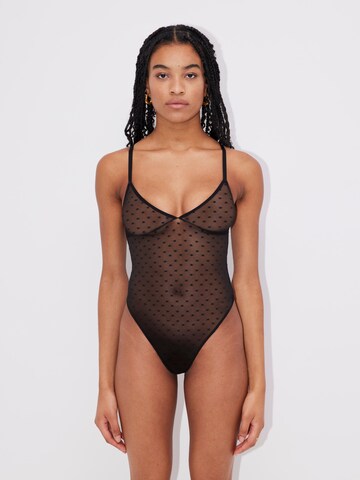 LeGer by Lena Gercke Bodysuit 'Avena' in Black: front