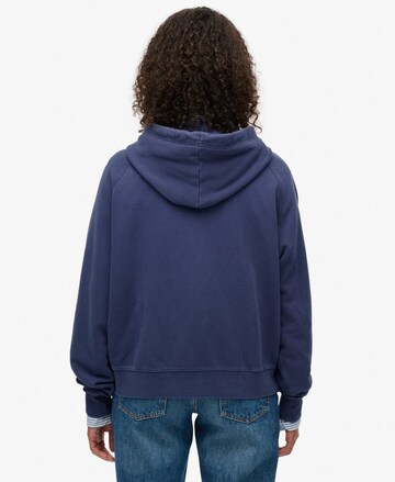 Veste de survêtement 'Essential' Superdry en bleu