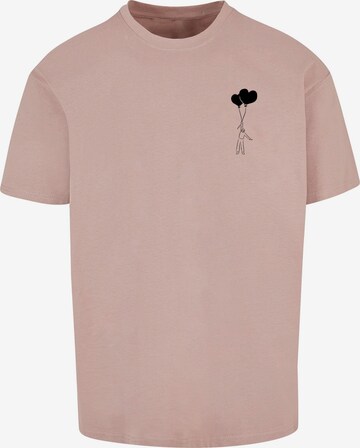 Merchcode Shirt 'Love In The Air' in Beige: voorkant