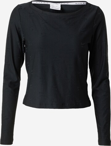 T-shirt Nike Sportswear en noir : devant