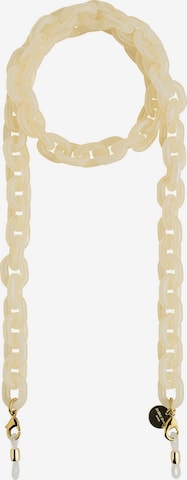 Cheeky Chain Munich Brillenkette 'Tokio' in Beige: Vorderseite