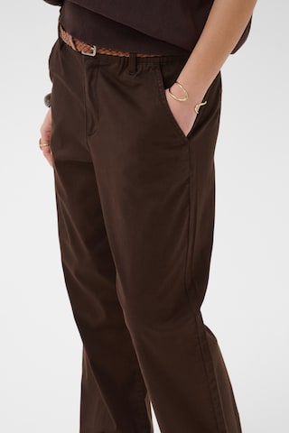 Cream Regular Pants 'CRLorraine' in Brown