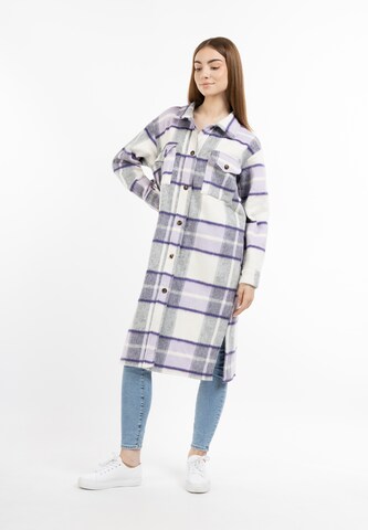 MYMO - Abrigo de entretiempo en lila