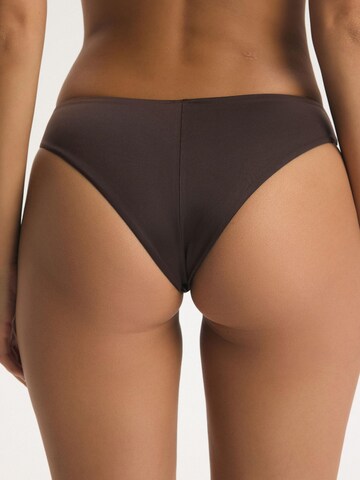 ESOTIQ Bikini Bottoms 'Bikini Brazilian MONACO, Bindeband' in Brown
