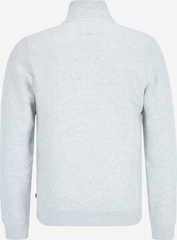 TOM TAILOR Men + - Sudadera con cremallera en gris