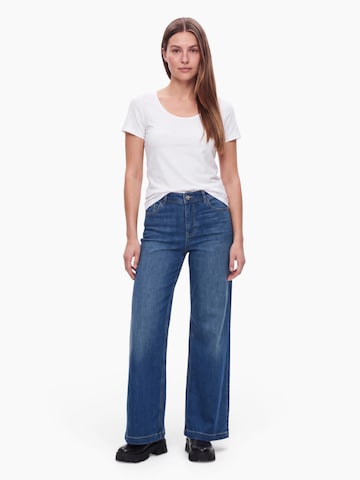 MOS MOSH Wide leg Jeans 'MMDara Deluxe' in Blauw: voorkant