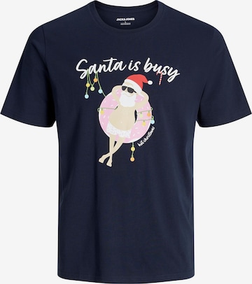 JACK & JONES Bluser & t-shirts 'X-Mas' i blå: forside
