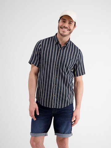 LERROS Regular fit Button Up Shirt in Blue: front