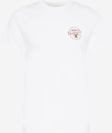 Brixton Μπλουζάκι 'JOSHUA' σε λευκό: μπροστά