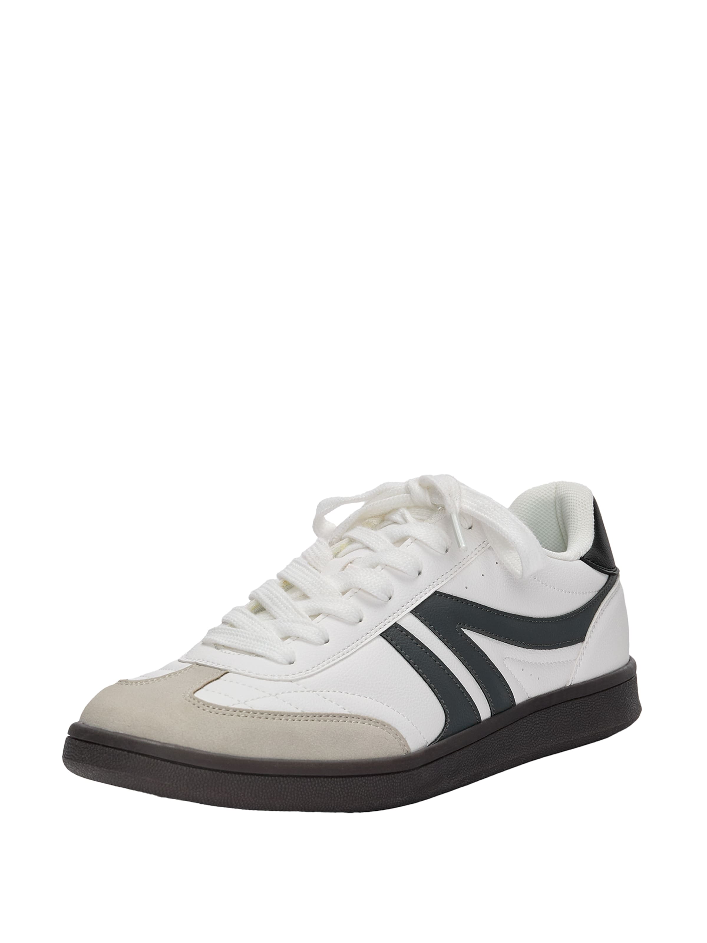 Pull&Bear Platform trainers in White: front