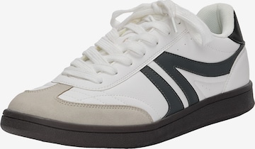 Pull&Bear Matalavartiset tennarit värissä valkoinen: etupuoli