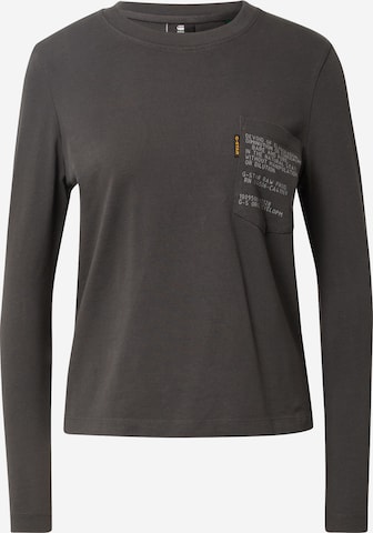 T-shirt G-Star RAW en gris : devant