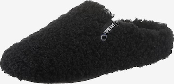 VERBENAS Hausschuh in Schwarz: Vorderseite
