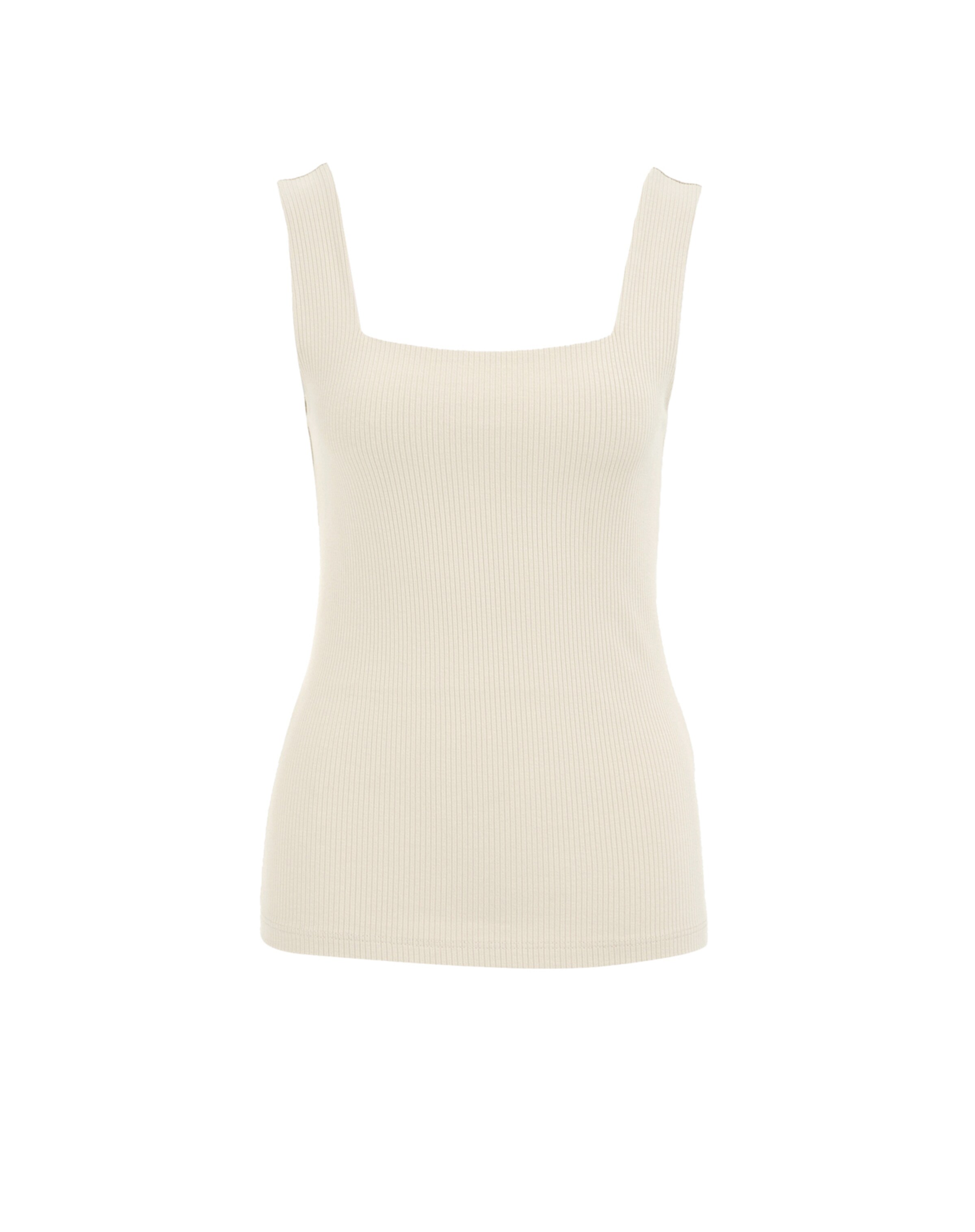 WE Fashion - Top em bege: frente