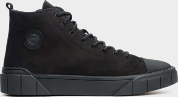 ES8 Sneaker high '09-4448' in Schwarz: Vorderseite