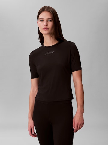 Calvin Klein Funktionsshirt in Schwarz: Vorderseite