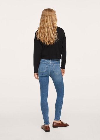 MANGO Skinny Jeans 'Soho' in Blauw