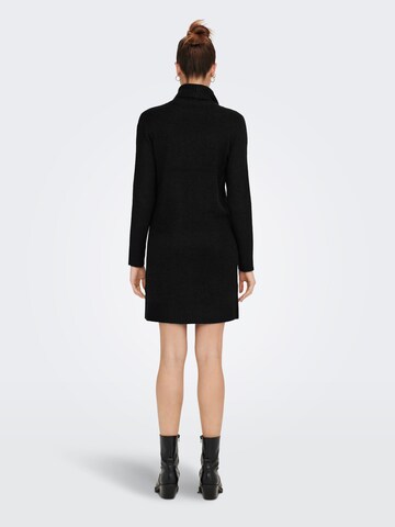 JDY Knitted dress 'Elanor' in Black