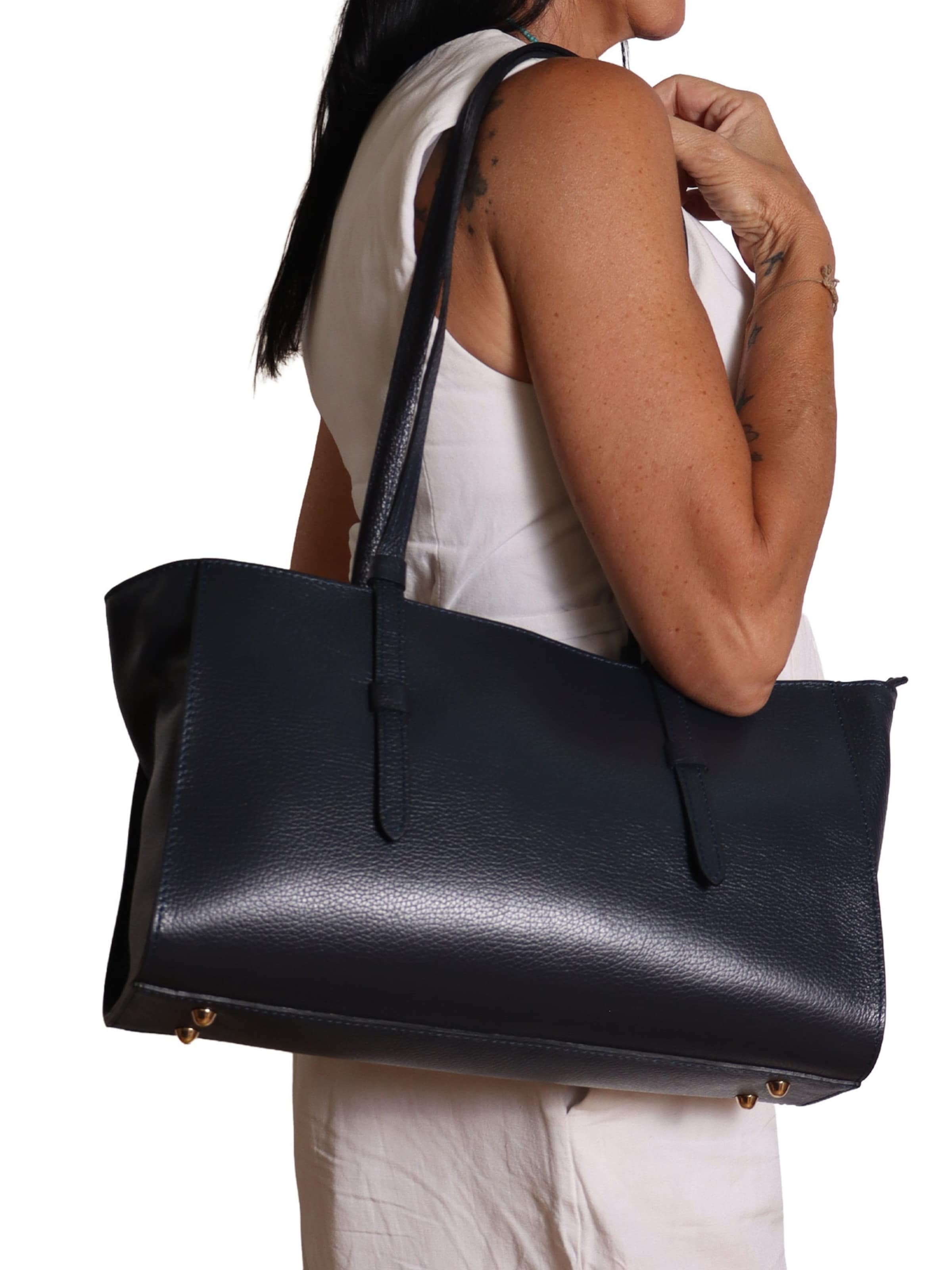 Sac bandoulière Gave Lux en bleu : devant