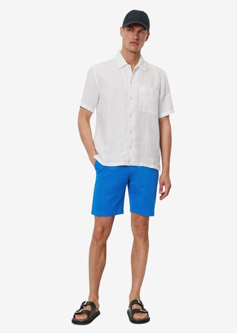 Marc O'Polo Slimfit Shorts 'Salo' in Blau