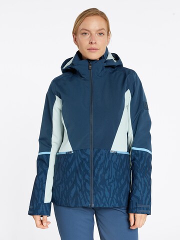 ZIENER Athletic Jacket 'Taimi' in Blue: front