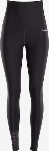 Winshape Skinny Sportovní kalhoty 'HWL116C' – černá: přední strana
