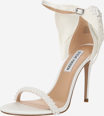 STEVE MADDEN Sandale s remenčićima 'Bellarosa' veličine 36 u boja pijeska / srebro / biserno bijela, Pregled proizvoda