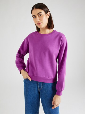 NÜMPH Sweatshirt 'MYRA' i lila: framsida