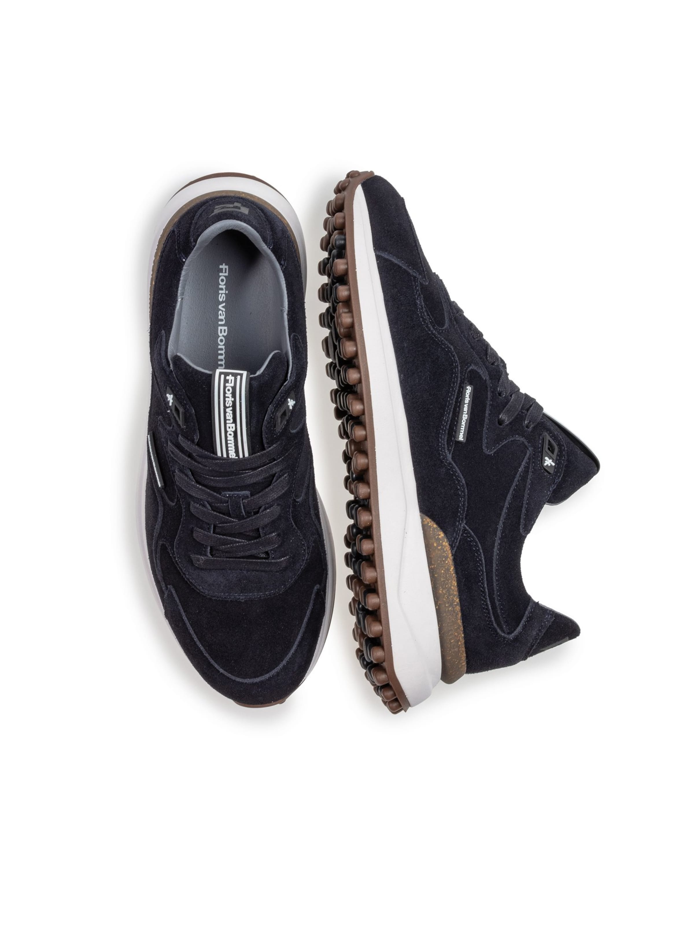 Floris van Bommel Sneakers laag 'Noppi 50' in Blauw