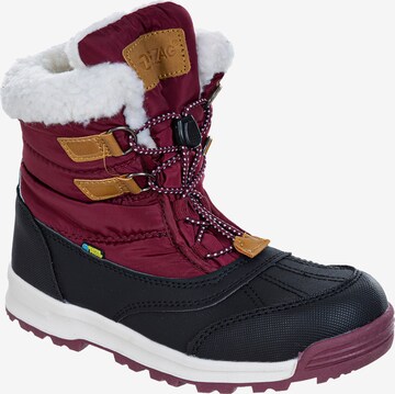 ZigZag Snow Boots 'Kuane Kids' in Red: front