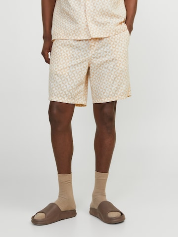 JACK & JONES Loosefit Bukser 'AIDEN LUKE' i beige: forside