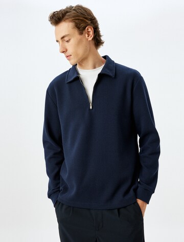 Koton Sweatshirt in Blauw: voorkant