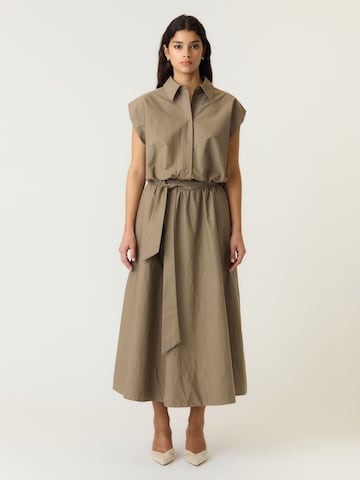 YAS Blouse 'TIMBER' in Bruin