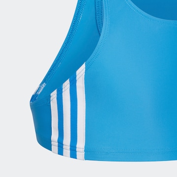 ADIDAS PERFORMANCE Bralette Athletic Swimwear in Blue