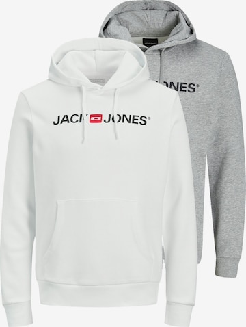 JACK & JONES Sweatshirt 'Corp' in Silber: Vorderseite