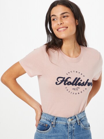 HOLLISTER T-Shirt in Pink: predná strana