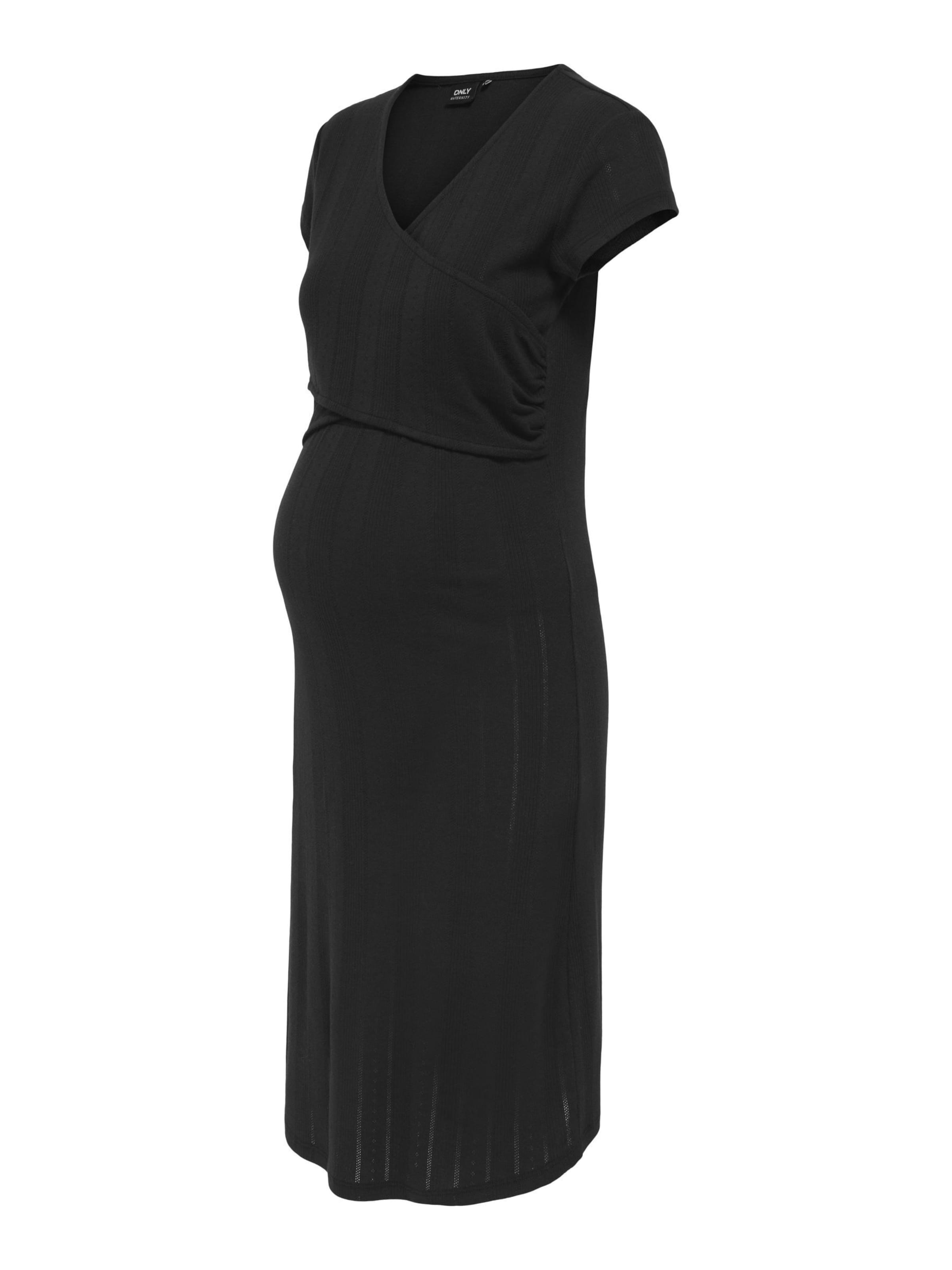 Only Maternity - Vestido en negro: frente