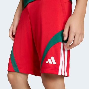 ADIDAS SPORTSWEAR Regular Workout Pants in Red