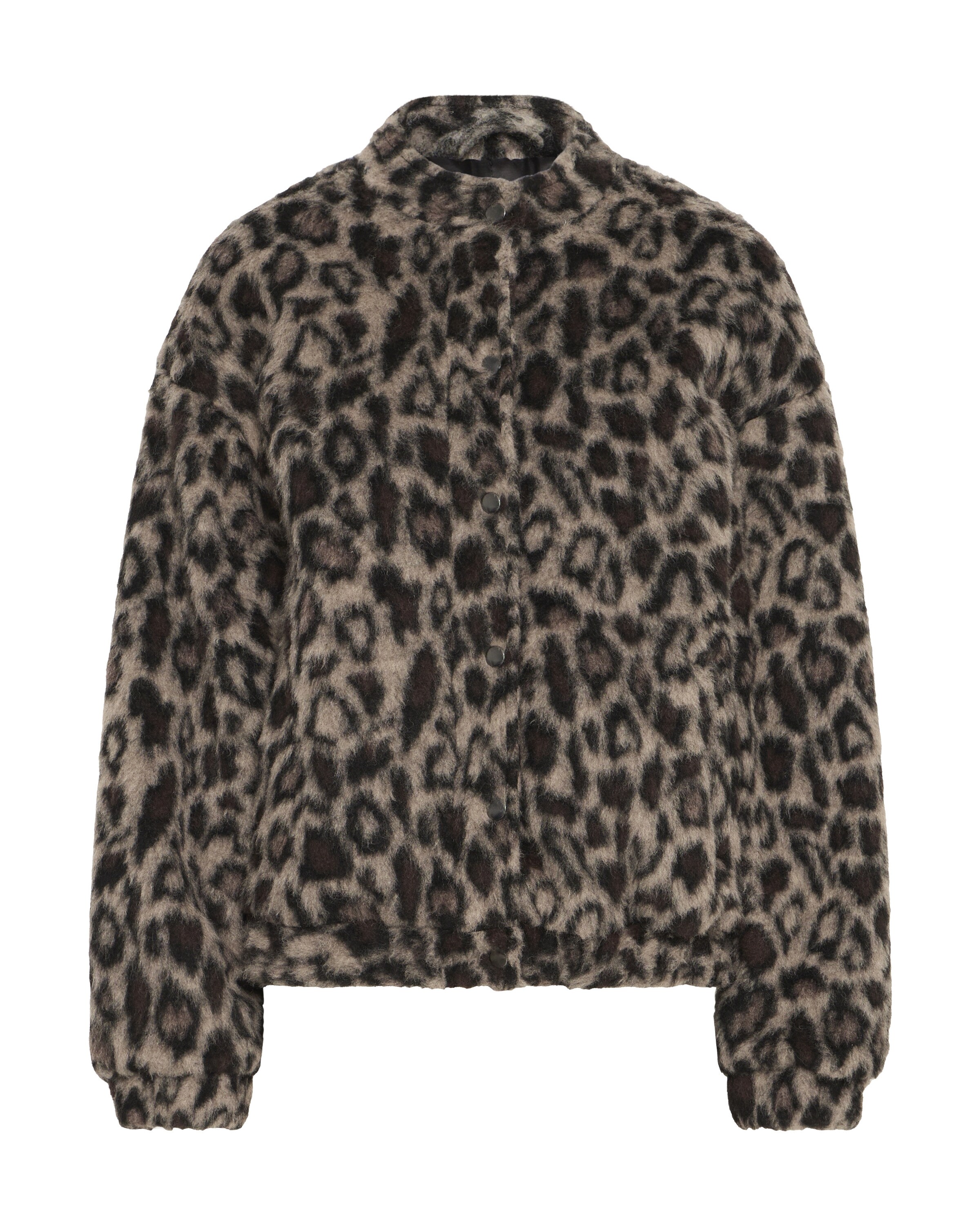 Pulz Between-Season Jacket 'PZROSIE' in Brown: front