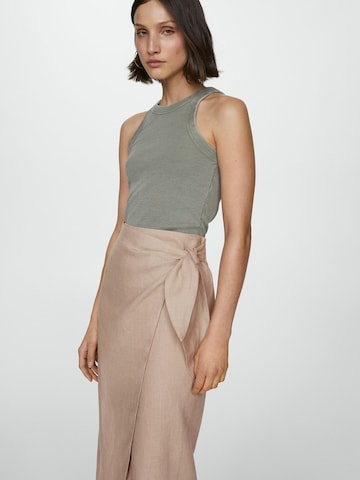 MANGO Skirt in Beige