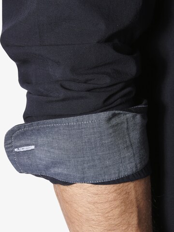 BABISTA Regular fit Button Up Shirt 'Rinadoro' in Blue