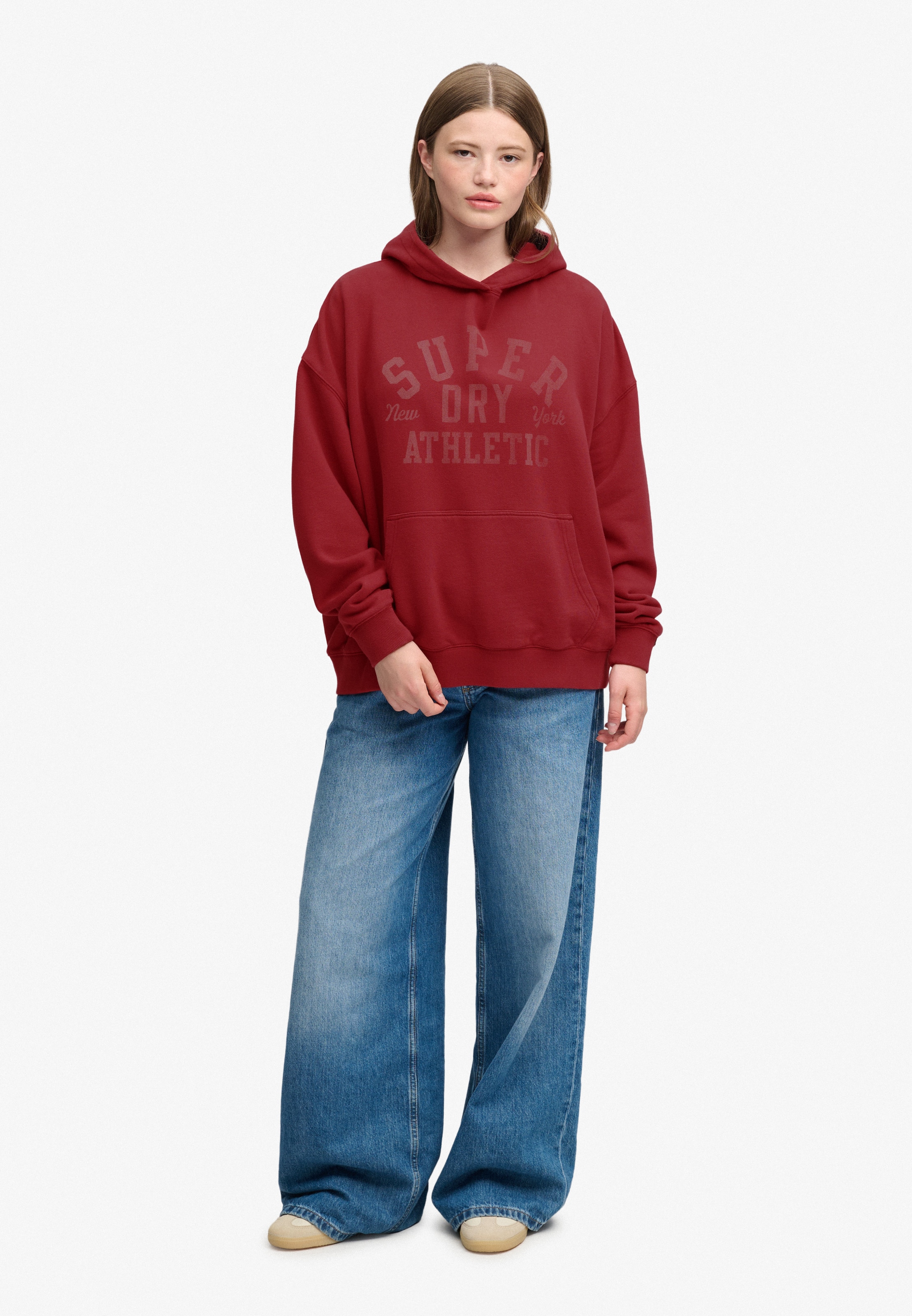 Superdry & Co Sweatshirt 'Athletic Essentials' in Red