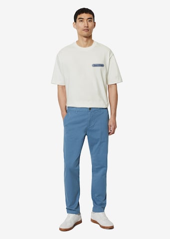 Marc O'Polo Tapered Chino 'Osby' in Blauw