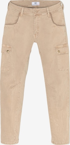 Le Temps Des Cerises Cargo Pants 'Rivera' in Beige: front