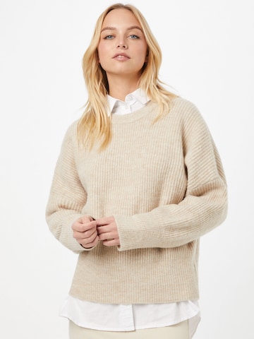 mbym Trui 'Gillian' in Beige: voorkant