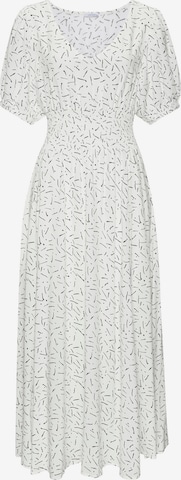 Rochie de la LASCANA pe alb: față